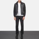 Nashville Quilted Black Windbreaker Jacket