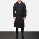 Detective Black Wool CoatDetective Black