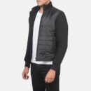 Nashville Quilted Black Windbreaker Jacket