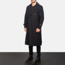Detective Black Wool CoatDetective Black