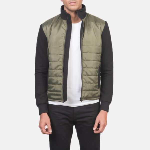 Nashville Quilted Green Windbreaker Jacket - Image 6