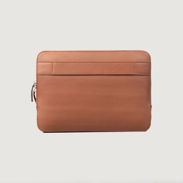 The Baxter Brown Leather Laptop Sleeve - Image 3