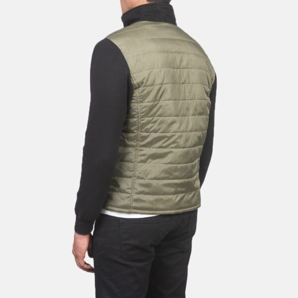 Nashville Quilted Green Windbreaker Jacket - Image 4