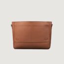 The Carismatico Brown Leather Messenger Bag