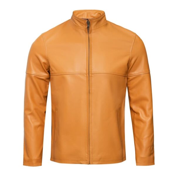 Men's Fashion Style Genuine Handmade Soft Leather Jacket