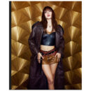 Thailand Rapper, Singer, Dancer & Actress Leather Long Coat