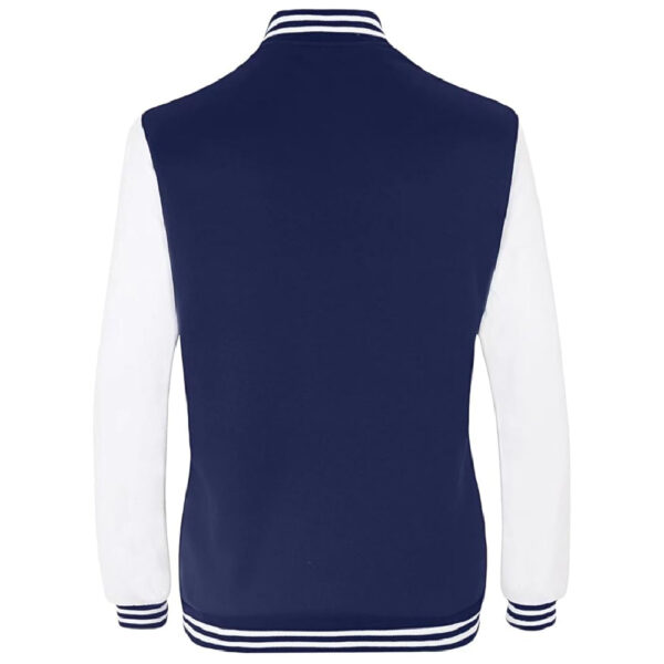 Women’s Baseball Varsity Jacket – Casual Bomber Jacket Lightweight Sweatshirt Coat - Image 2