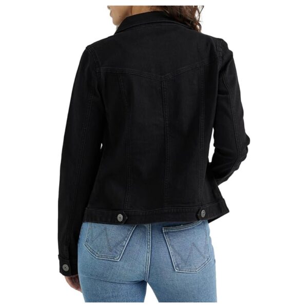 Women’s Fashion Stylish Authentics Stretch Denim Black Jacket - Image 2