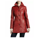 Leather Jacket For Women Red Coat Stylish Hot Real Lambskin